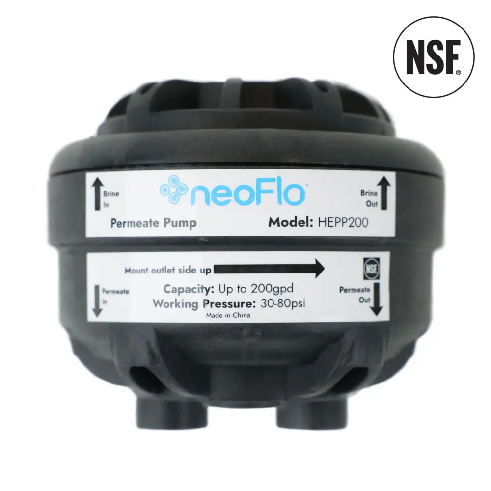 Neoflo Hepp200 Permeate Pump Nsf® Certified For Up To 200 Gpd 1