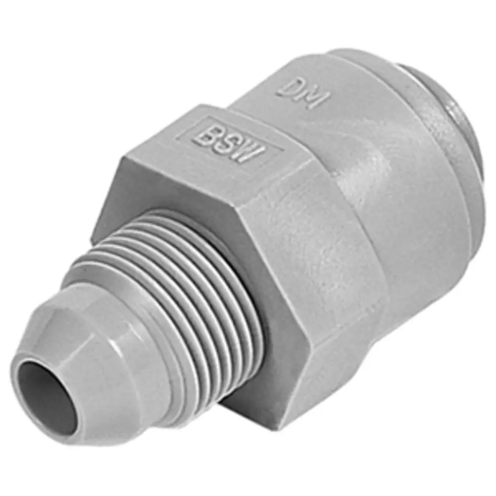Dmfit Straight Bsw Male - 1/4" Push-In X 9/16" Bsw 1