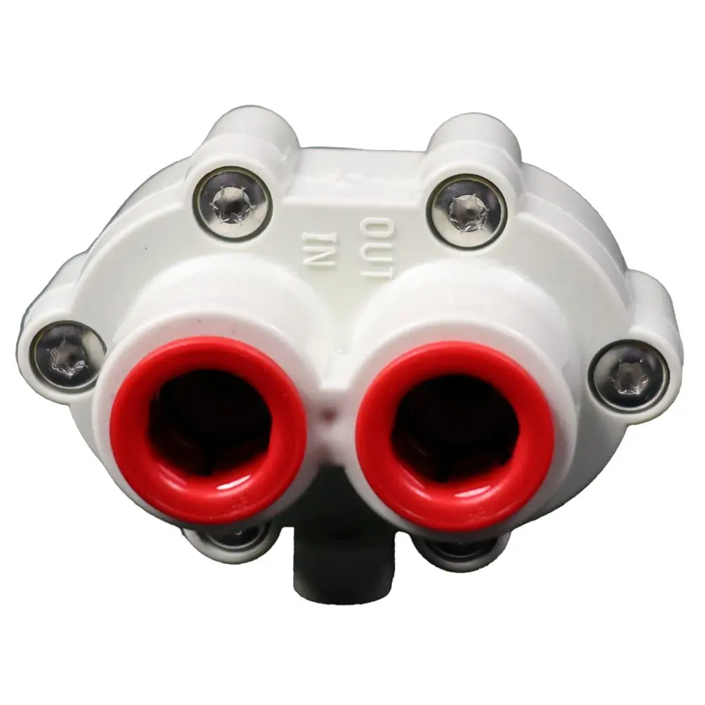 Asv-3006-Wrb Automatic Shut-Off Valve For Permeate Pumps 4 Way 3/8 Qc, White 1