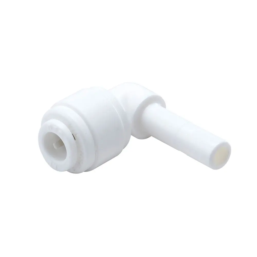 Neofit - Acetal White Stem Elbow 1/4" Tube X 1/4" Stem 1