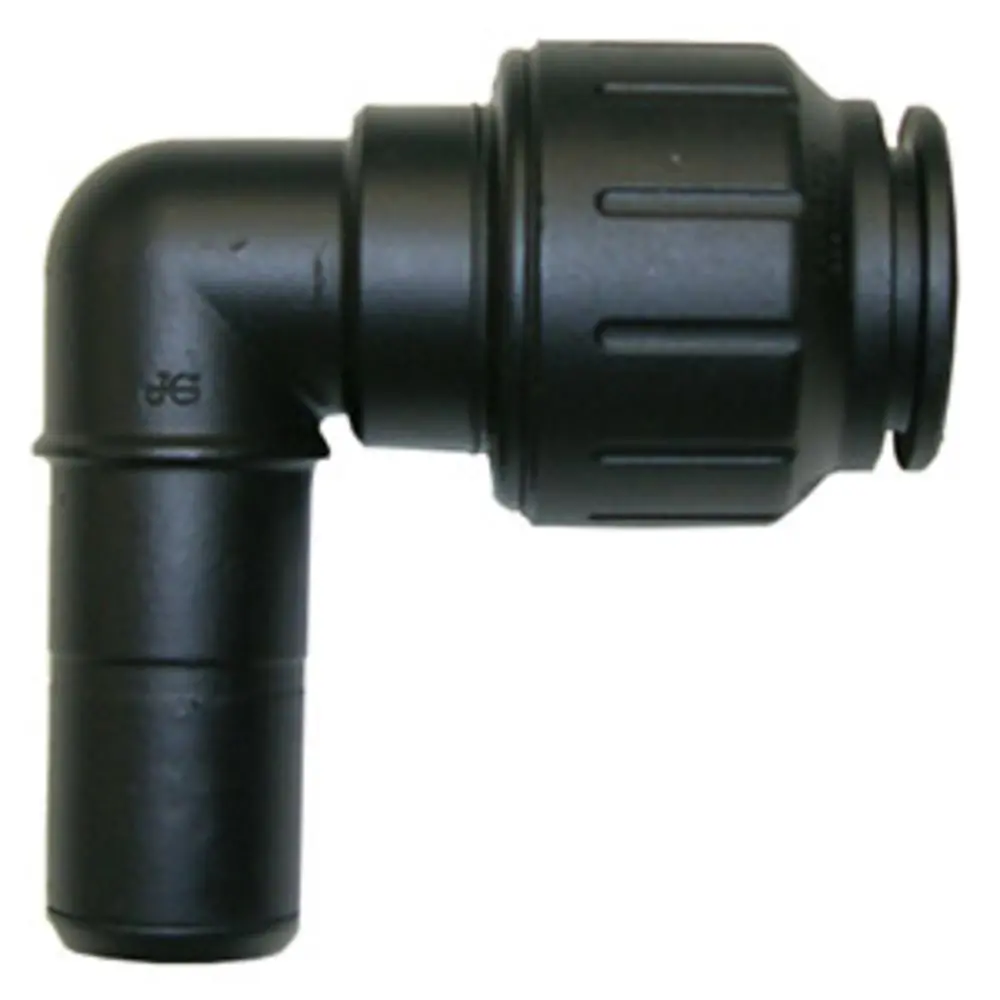 John Guest Black Plug-In Elbow - 1 Cts X 1 Stem 1