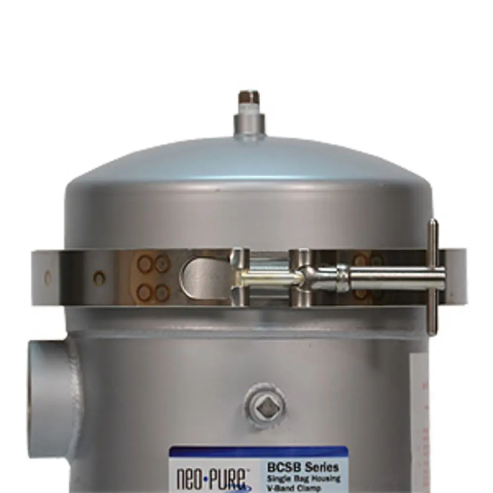 Neo-Pure Bcsb1 #1 Standard Bag Band Clamp Filter Housing 2
