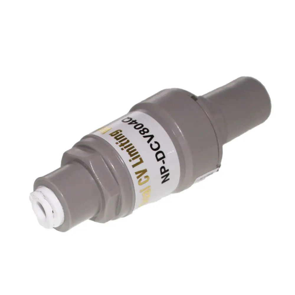 Neo-Pure Pressure Regulator W/ Dual Check Valve 1/4" Qc, 80 Psi 1