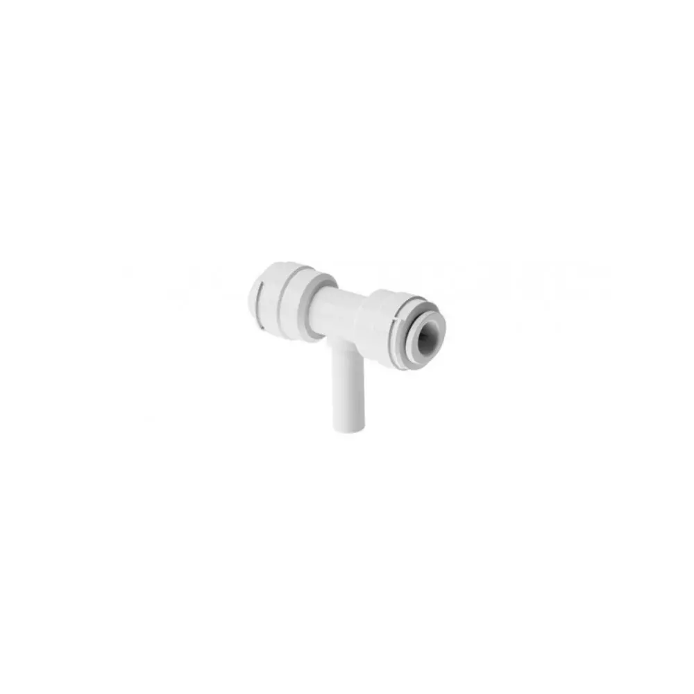 Dmfit Branch Stem Tee Acetal White - 1/4 Qc X1/4 Qc X 1/4 Od Stem 1
