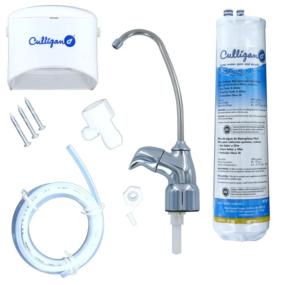 Culligan Us-Ez-1 Undersink Water Filtration System Level 1 1