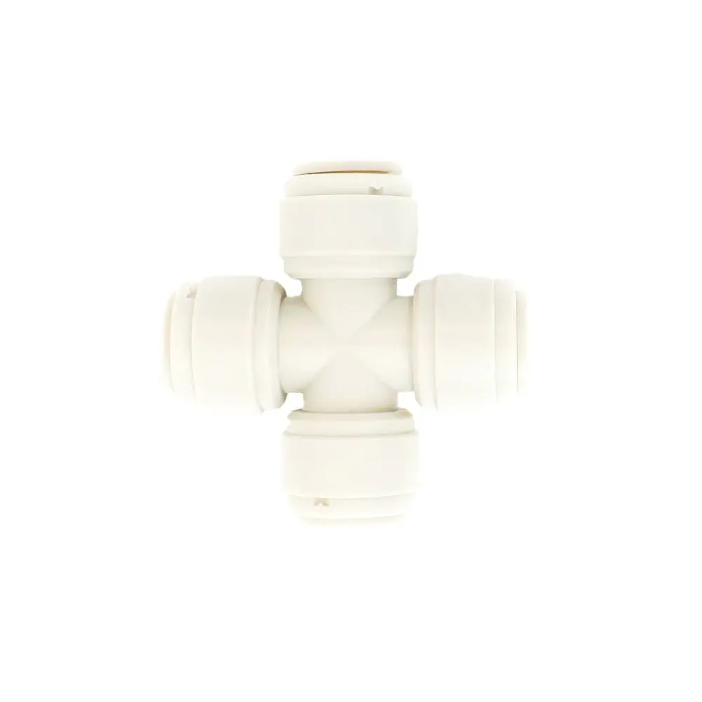 Neofit - Acetal White Union Cross 3/8" Tube 1