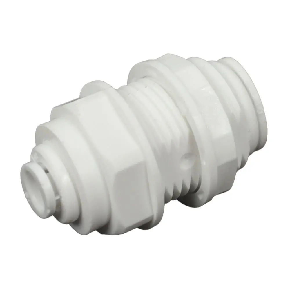 Bulkhead Union Acetal  1/4 Qc X 3/8 Qc 1