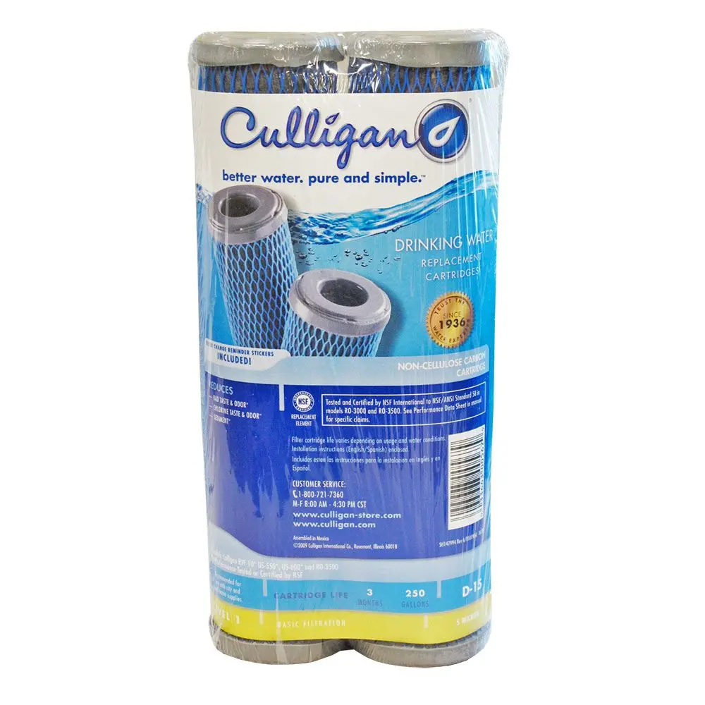 Culligan D-15 Replacement Water Filter Set 1