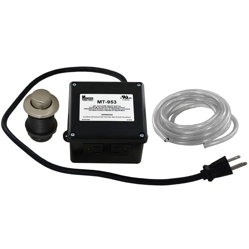 Mountain Plumbing Mt953r Raised Button Waste Disposer Air Switch 1