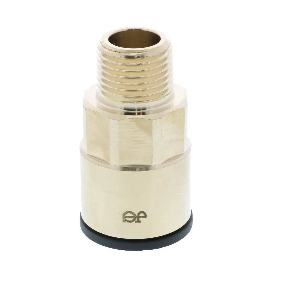 John Guest Lead-Free Prolock Brass Male Connector Npt - 3/4 Cts  X 1/2 Npt 1