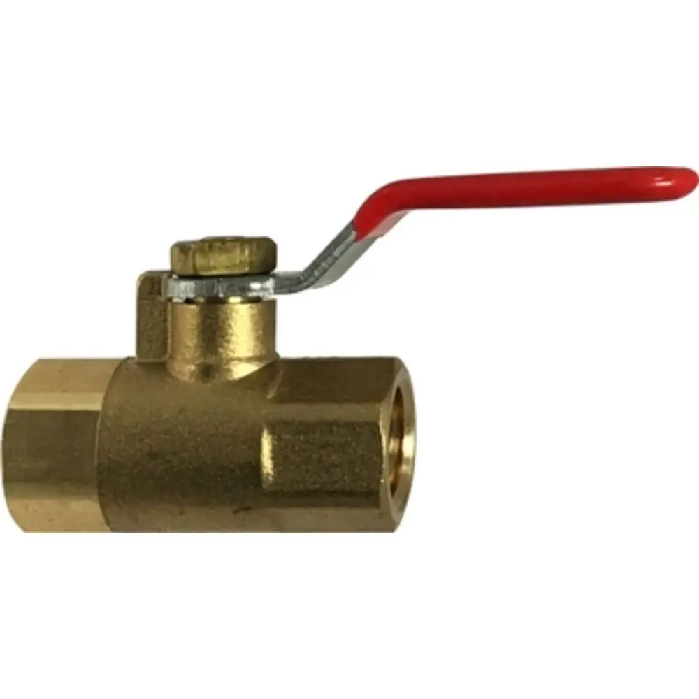 Brass 1/4"Fip X 1/4"Fip Frgd Mini B-Valve 1