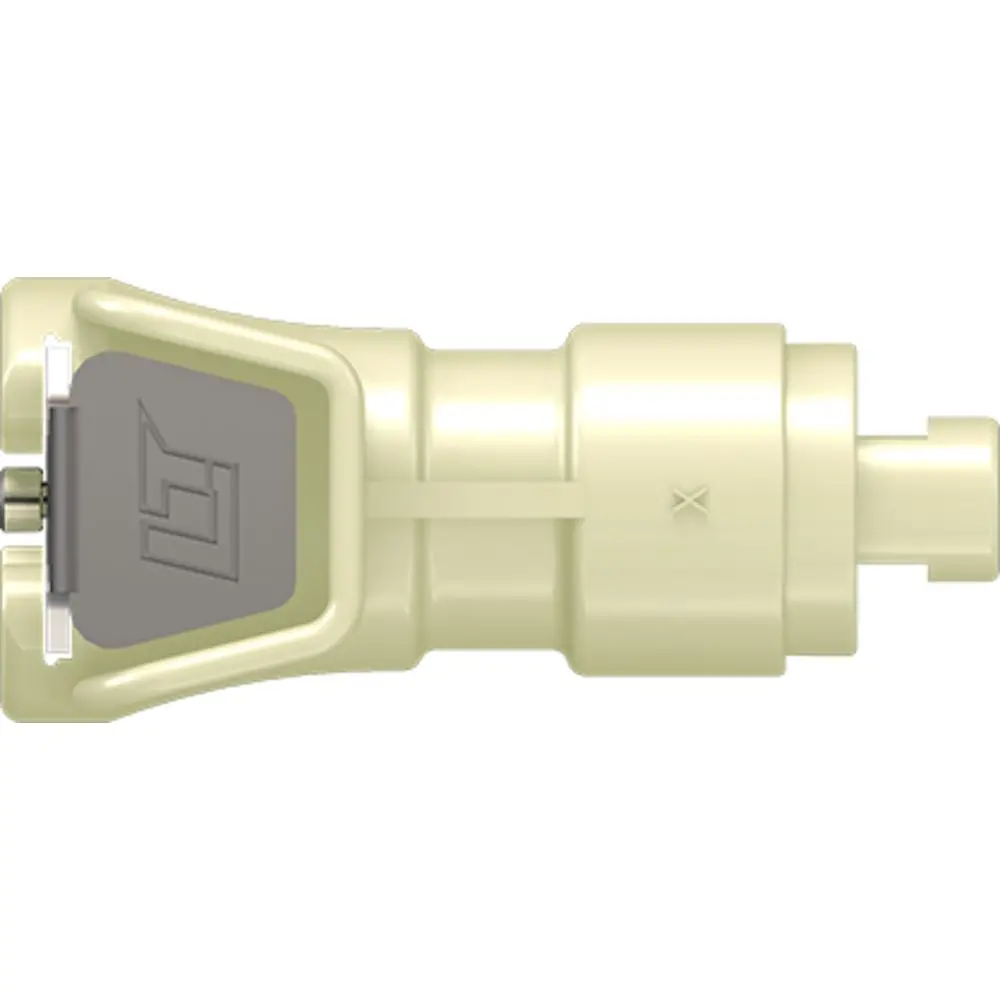Linktech 20Pp Series Straight Female, Valved, 1/16" Hb, Molded Grey Color, Polypropylene, Epdm 1