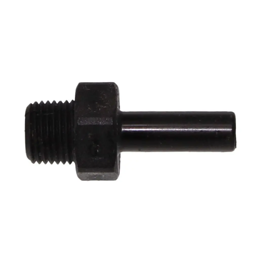 John Guest Stem Adapter Black Polypropylene - 1/4 X 1/8 Nptf 3