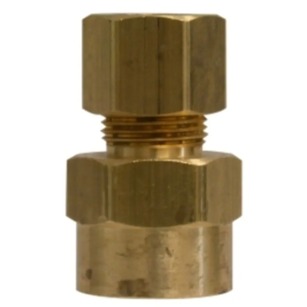 Brass 1/4" X 1/4" Compression X Fip Adapter 1