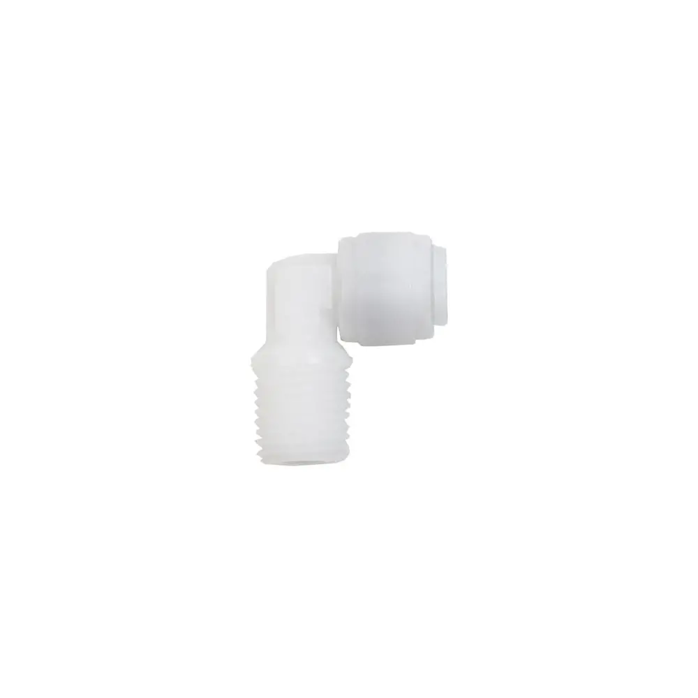 Neofit - Acetal Natural White Male Elbow- 3/8"Tube Od X 1/2"Nptf 1