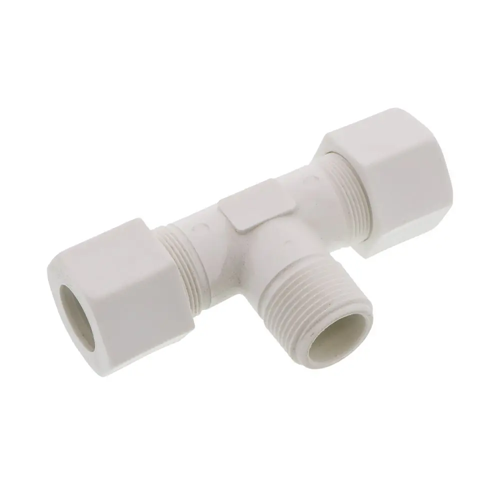 Jaco 60-12-12-P-Pg Polypropylene Male Branch Tee 3/4 Od Tube X 3/4 Mpt 1