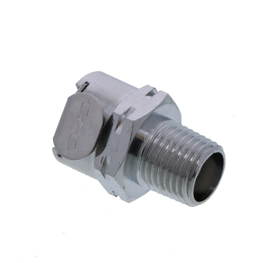 Lcd10004bsptv Valved Male Thread Coupling Body 1/4 Bspt - Viton 2