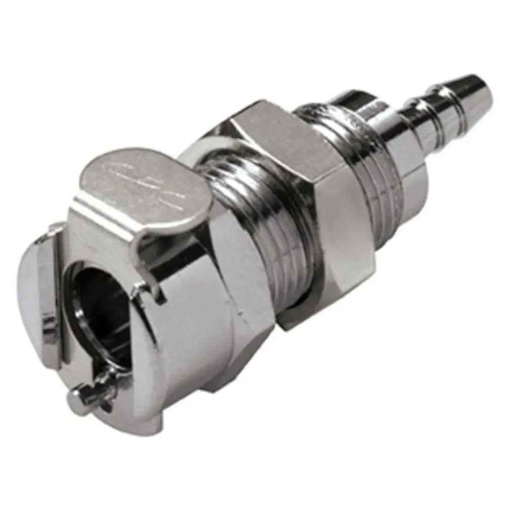Mc1602 Panel Mount Hose Barb Coupling Body 1/8 Id Barb 1
