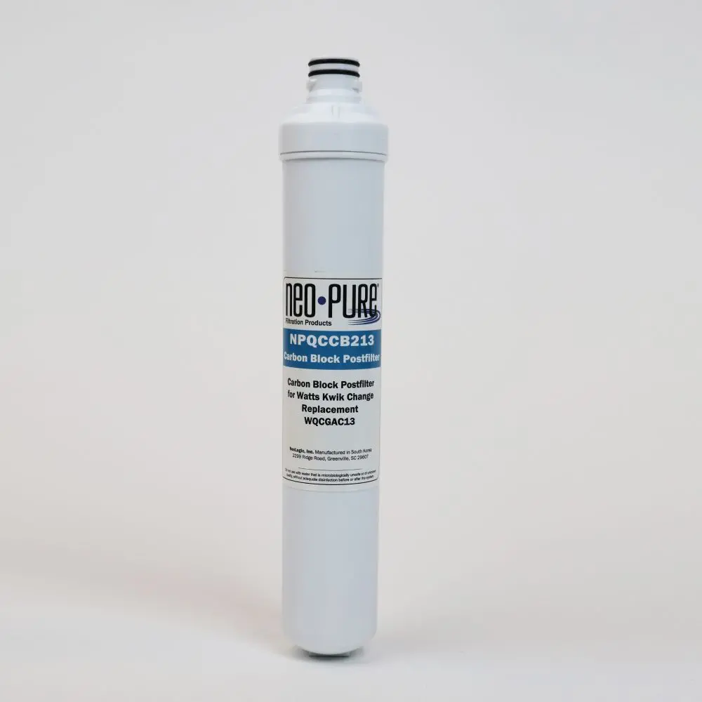 Neo-Pure Kwik Change 13" Gac Carbon Post Filter Replacement For Watts Wqcgac13 2