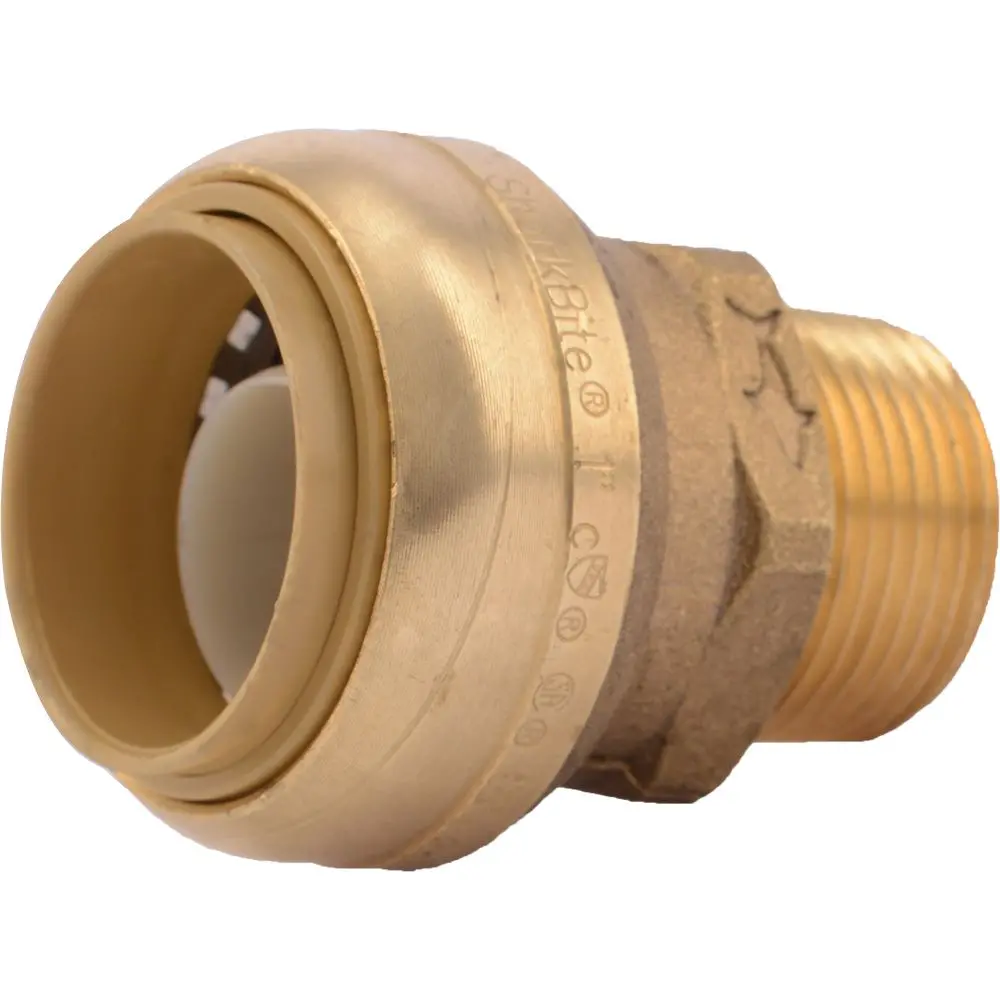 Sharkbite® U142lf Lead-Free Brass Push-To-Connect Male Adapter - 1" X 3/4" Mpt 1