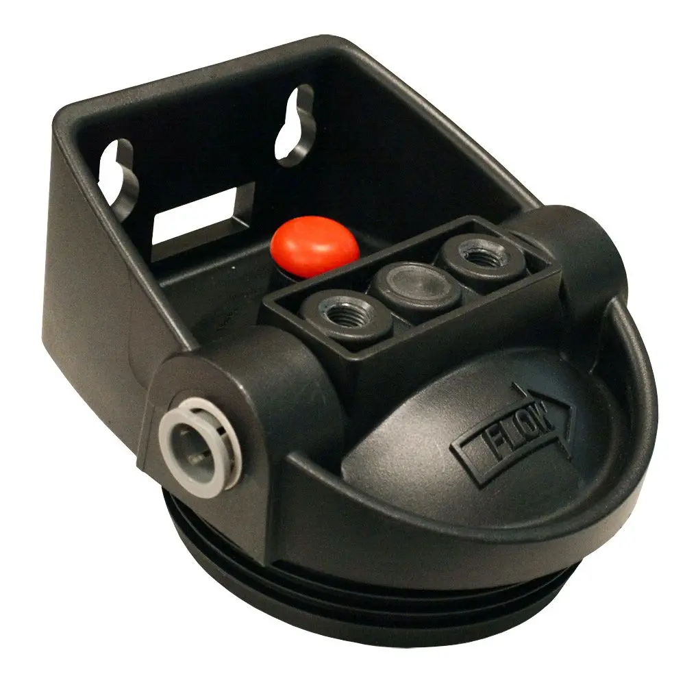 Pentek Qc Meter Mount Black Cap For 3G Slim Line Housings W / Pr - 1/2" Qc 1