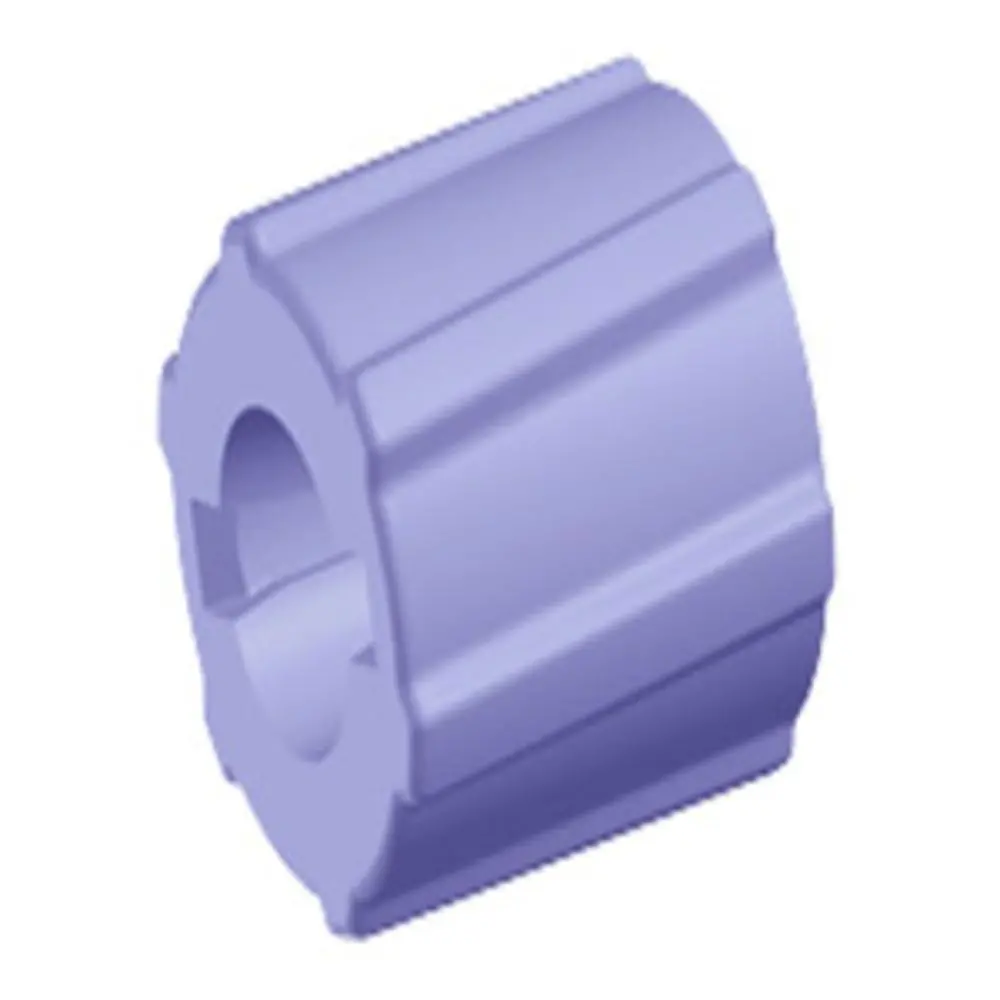 Lmsl91 Purple Tint Polycarbonate Stationary Luer Lock Rings 1