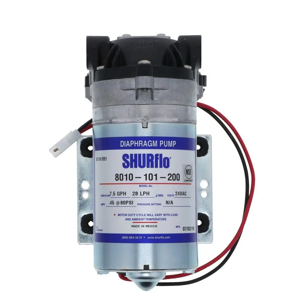 Shurflo 8010-101-200 Ro Booster Pump 50 Gpd 80 Psi 24V 1