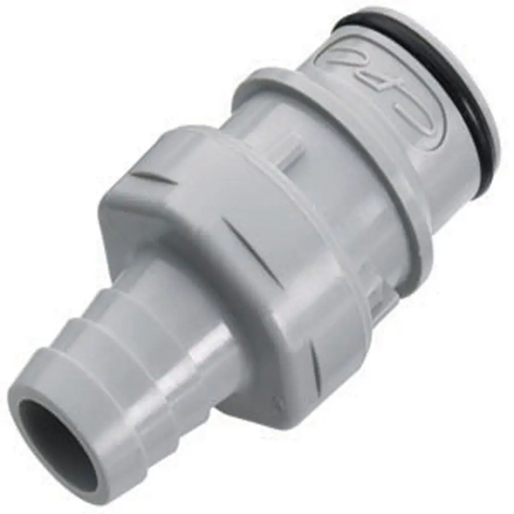 61400 Nsf Valved In-Line Hose Barb Coupling Insert 1/2 Id Barb 1