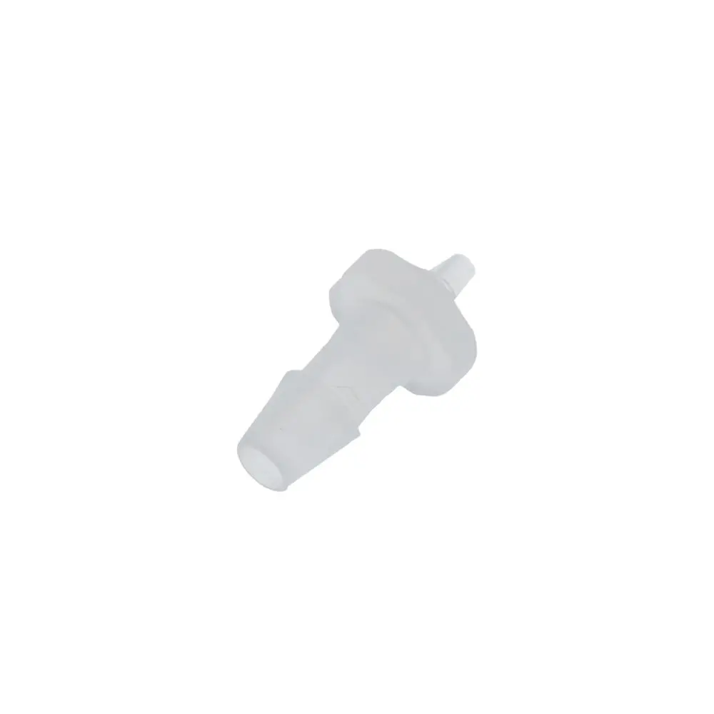 Hsr52 Straight Reducer Fitting Natural Polypropylene 5/32 Hb X 1/16 Hb 1
