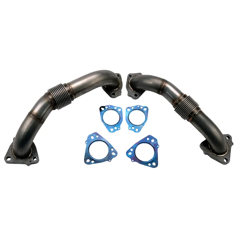 Wc Fab 2" Stainless Up Pipe Kit, 2017-2025 L5p/L5d 3