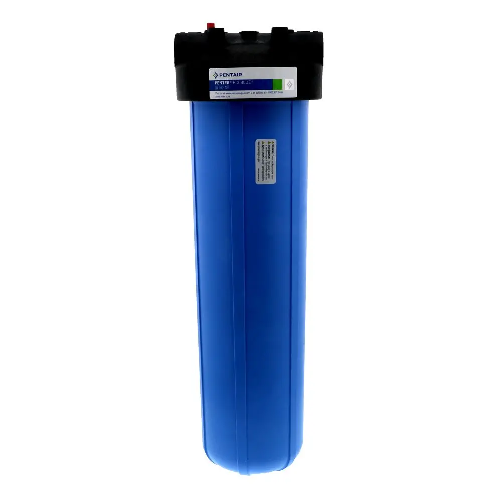 Pentek 20" Big Blue Water Filter Housing With Pressure Relief 1