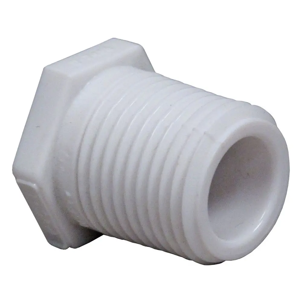 Male Threaded 1/2" Pvc Plug Mpit Sch40 450-005 1