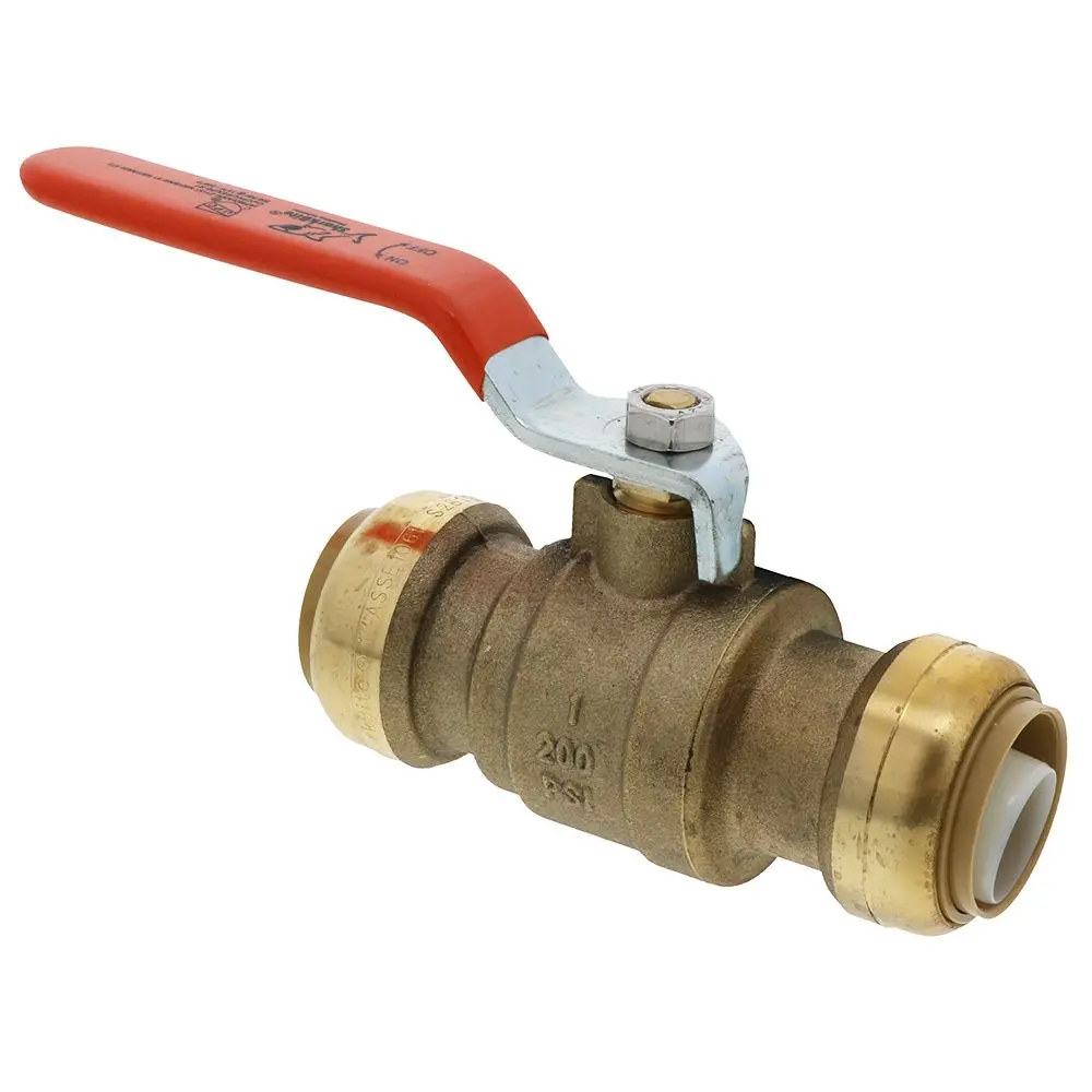 Easy-Grip Brass Ball Valve Push Fit - 1 Cts X 1 Cts 1