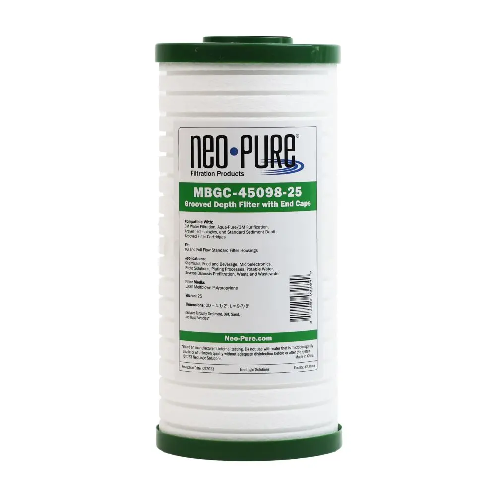 Neo-Pure Whole House Sediment Filter, 9-7/8" X 4-1/2", Model Mbgc-45098-25 (25 Micron) 1