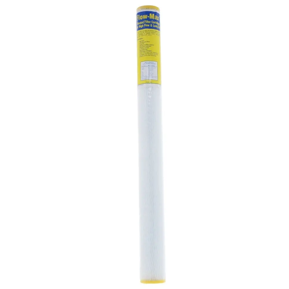 29-1/4" X 2-3/4" Flow-Max Pleated Poly - 50 Mic 1