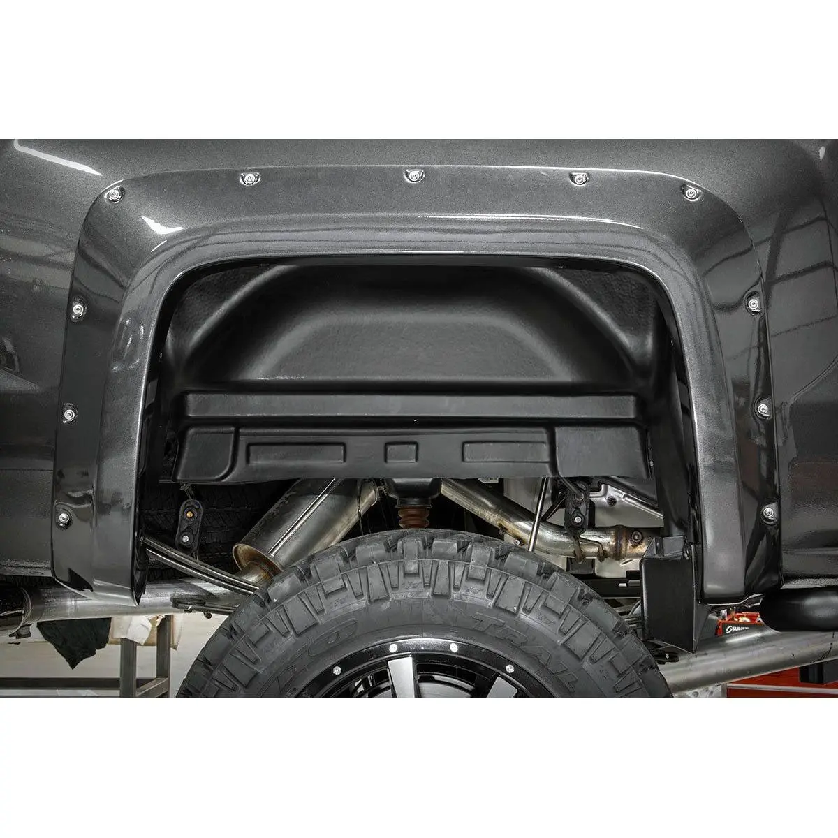 Rough Country Rear Inner Wheel Well Liners, 2014-2019 Sierra Lml/L5p 1