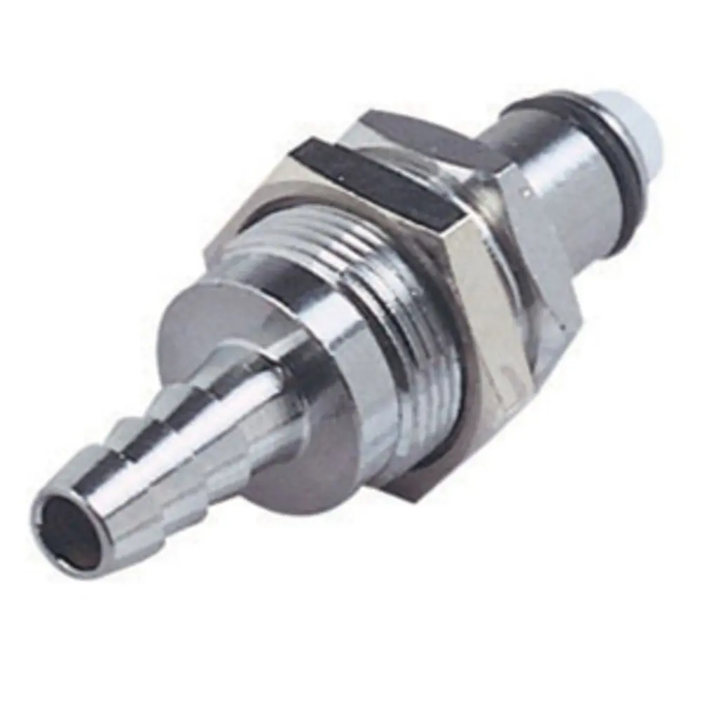 Mc4204 Panel Mount Hose Barb Coupling Insert 1/4 Id Barb 1