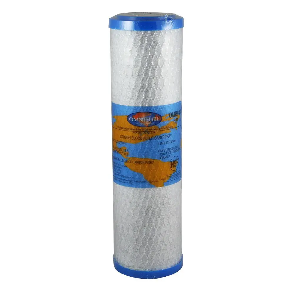 Omnipure Omb934-1 9-3/4" Coconut Shell Carbon 1Mic Block Filter 1