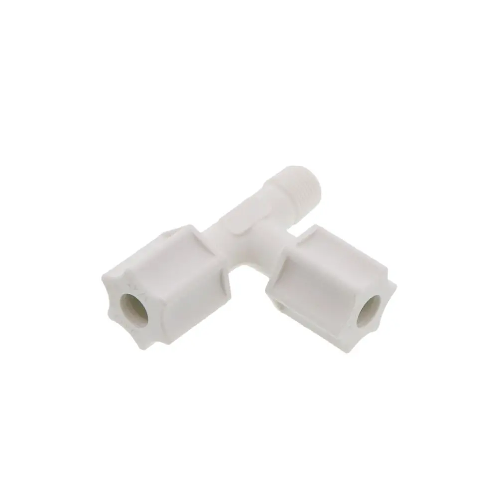 Jaco 75-4-2-N-O Nylon Male Run Tee 1/4 Od Tube X 1/8 Mpt 1
