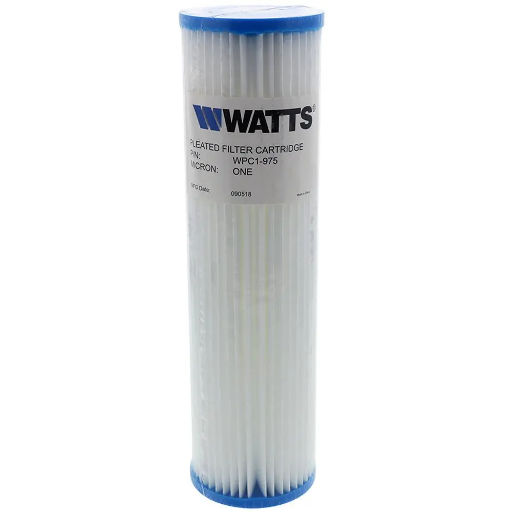 9-3/4" X 2-3/4" Flow-Max Pleated Poly - 1 Mic 1