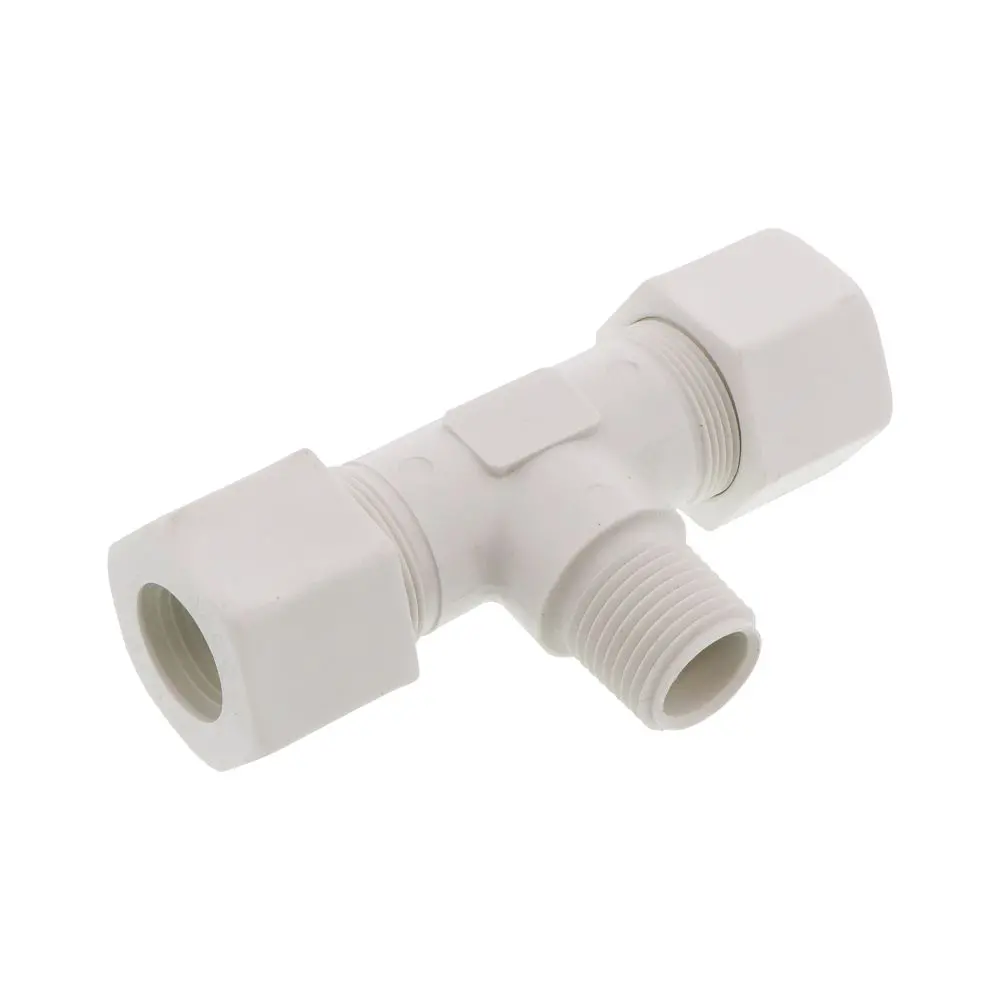 Jaco 60-12-8-P-Pg Polypropylene Male Branch Tee 3/4 Od Tube X 1/2 Mpt 1