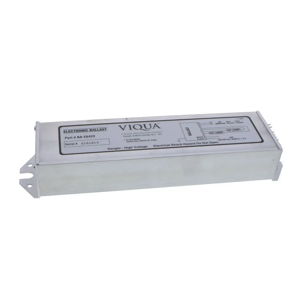 Sterilight Ba-E6422 Electronic Ballast For Suv 225P-800P, 200-250V./50-60Hz. 1