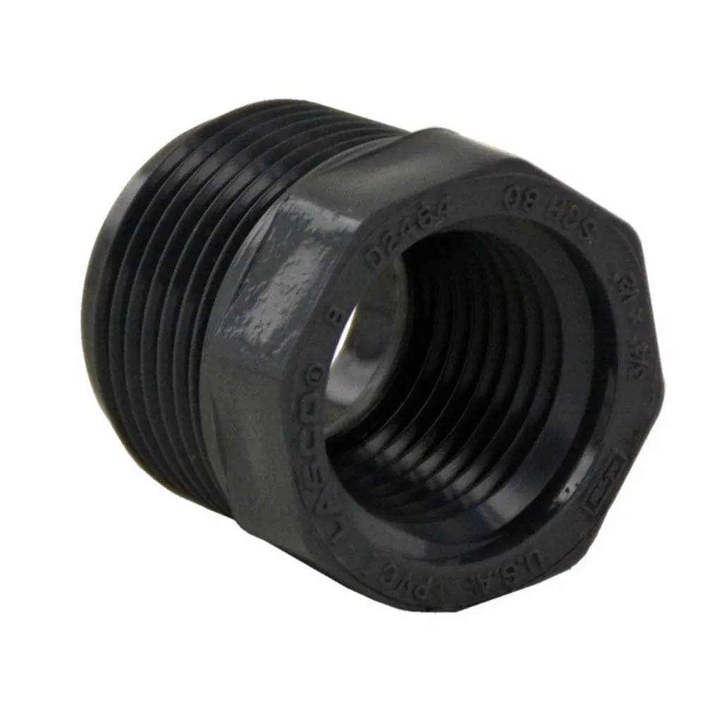 Schedule 80 Pvc Bushing 3/4" Mip X 1/2" Fip 1