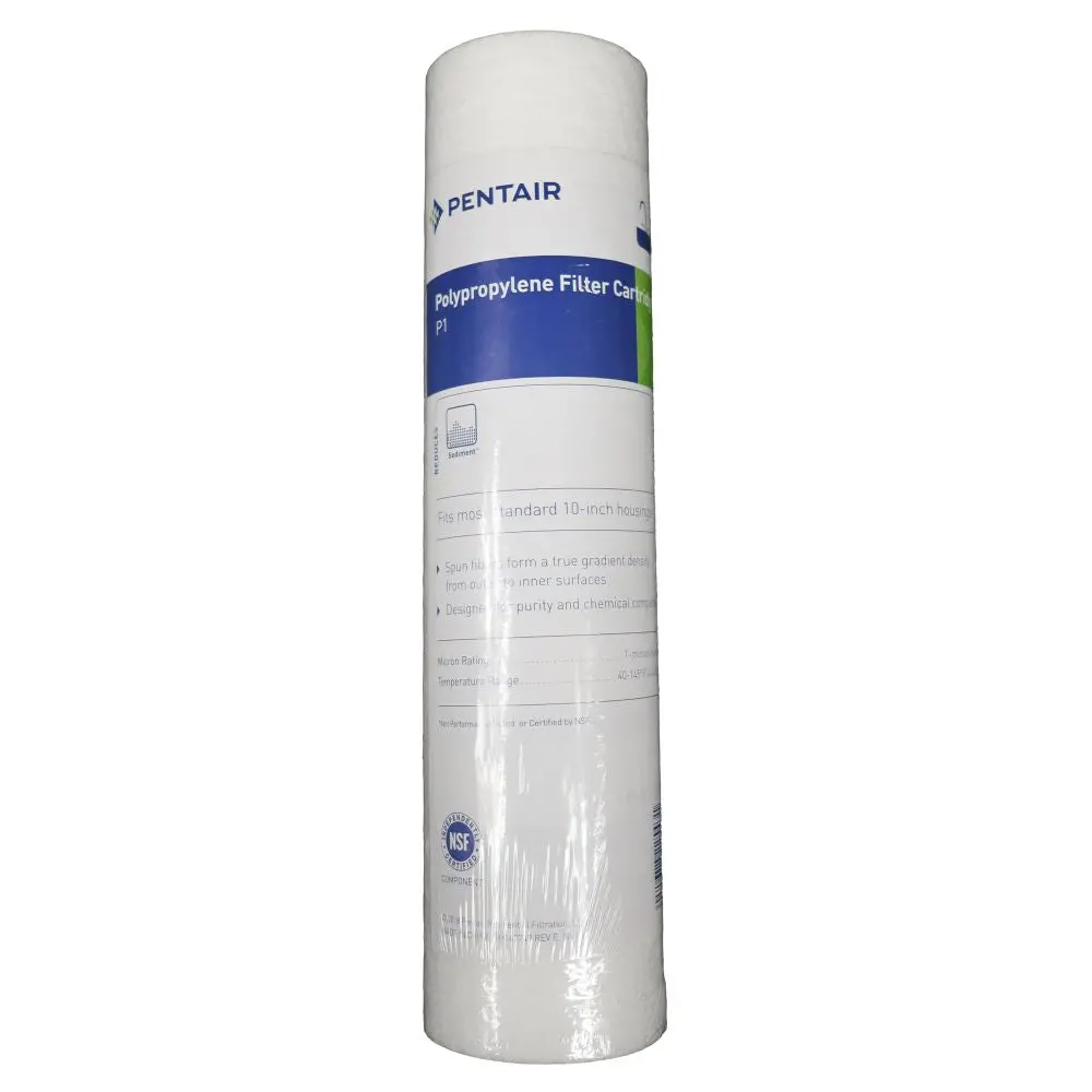 Pentek P-Series 9-7/8" Spun Polypropylene 1 Mic Filter Cartridge 1