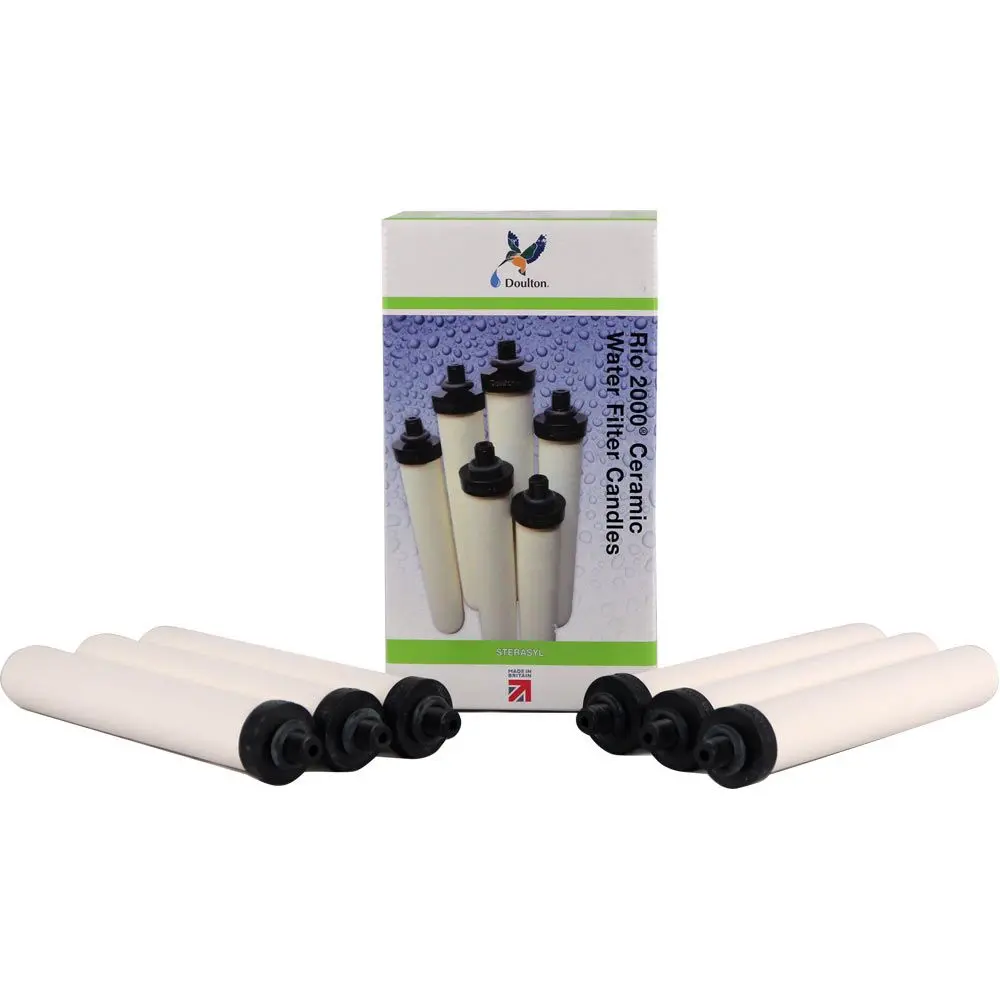 Doulton Rio 2000 Replacement Ceramic Water Filter Candle (6 Pack) 1
