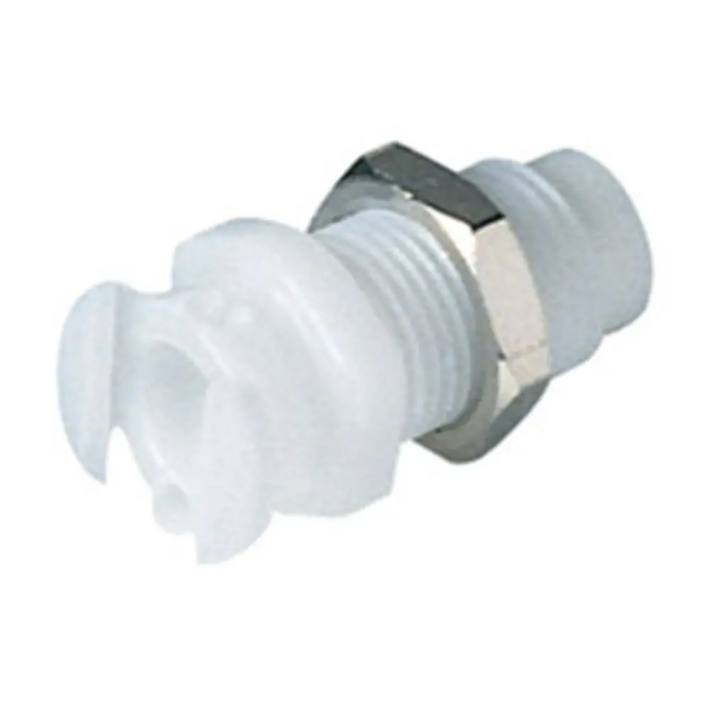 Multi-Mount Valved Female Thread Coupling Body - 10-32 Unf Chrome 1