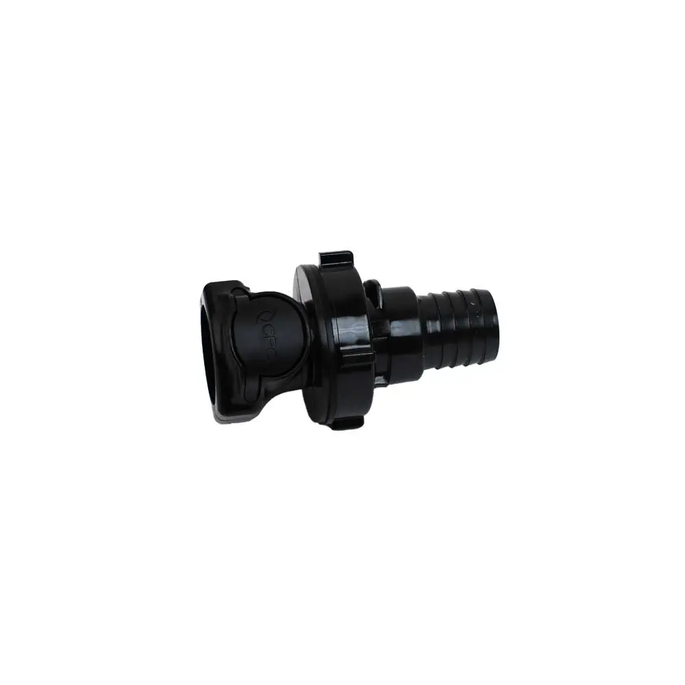 Hfcd161257 Valved Panel Mount Hose Barb Coupling Body 3/4 Id Barb 2