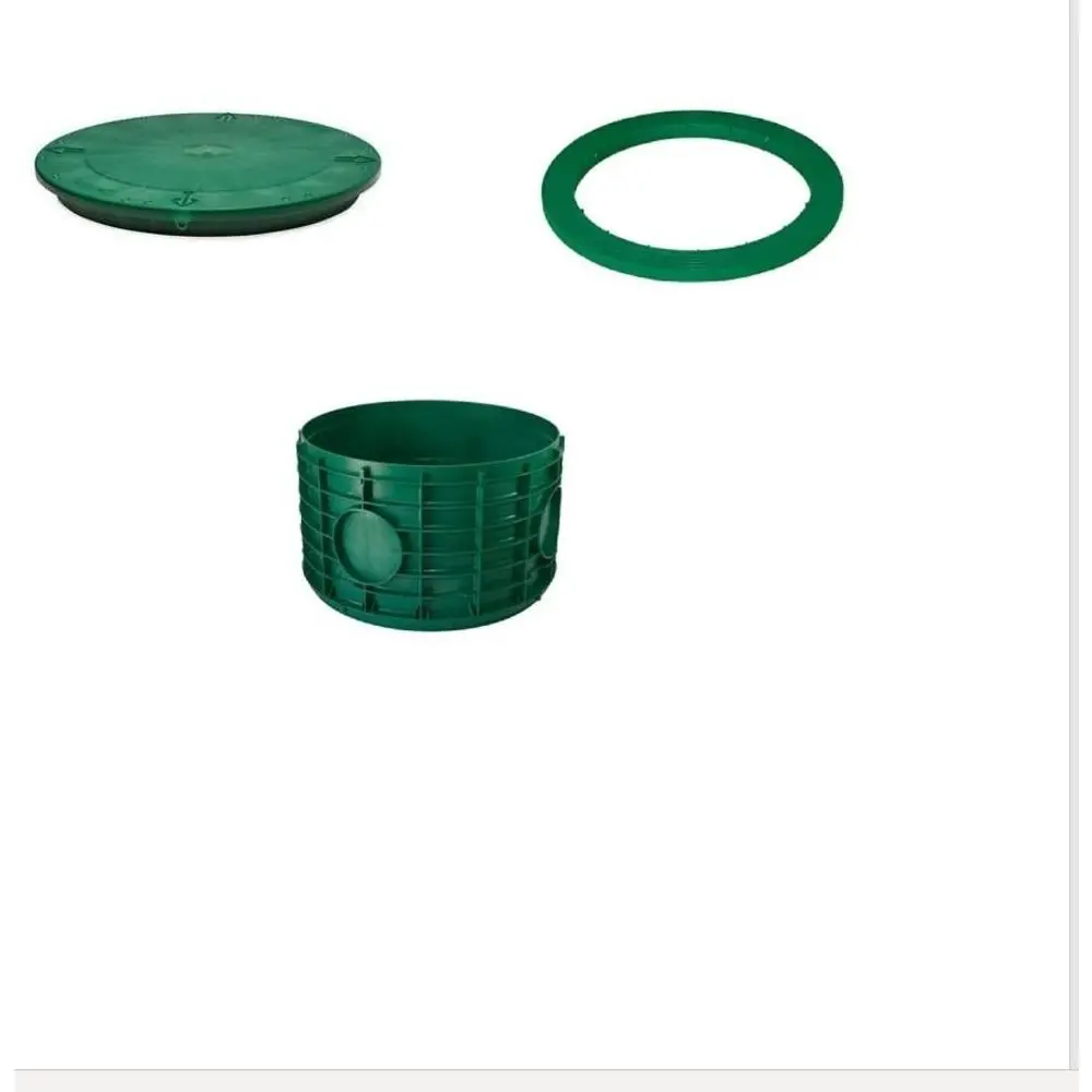 24 X12 Inch Tuf-Tite Bundle - 24X12 Riser, 24 Inch Flat Lid & 24 Inch Ring Adapter 1