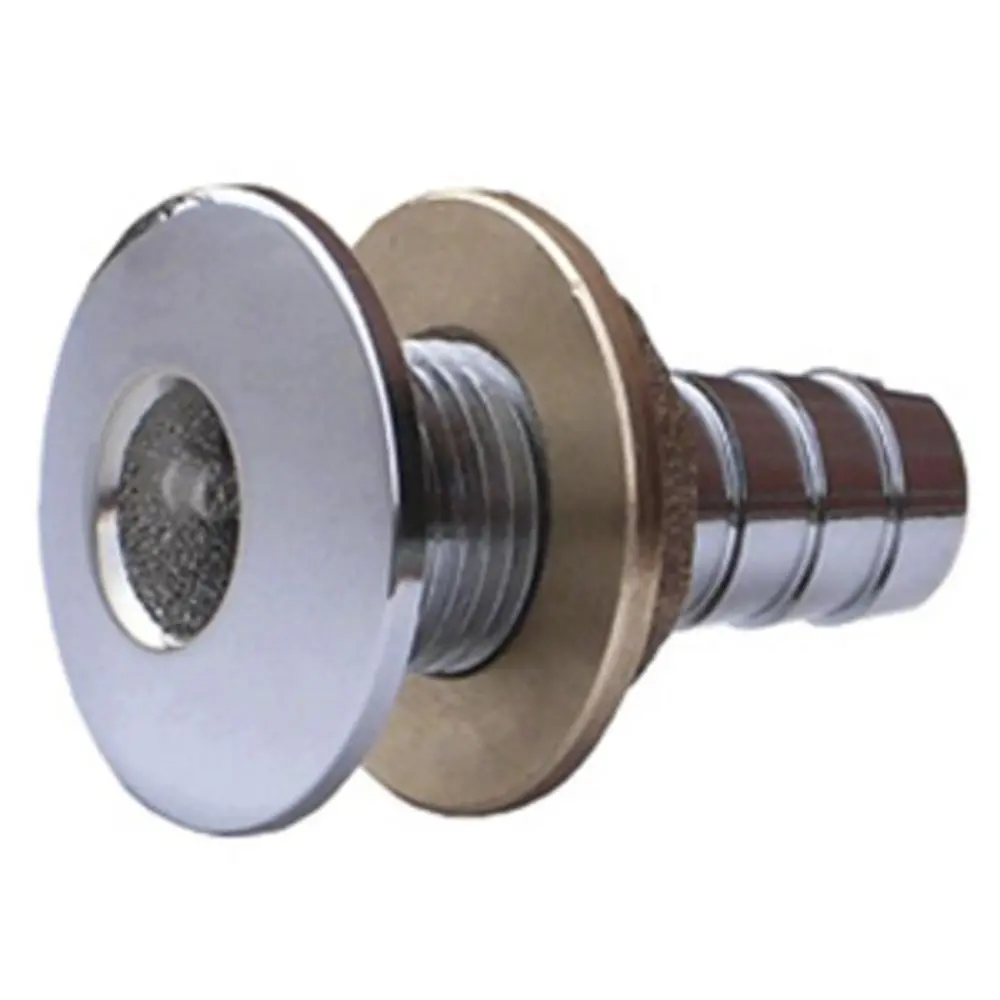Watts Marine Chrome Plated Barbed Thru-Hull Fitting With Nut - 1-1/4" 1