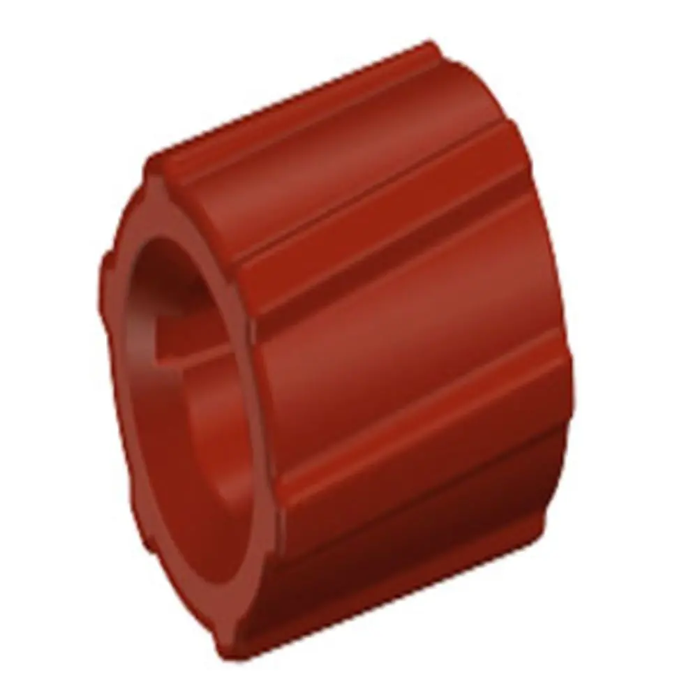 Lmsl34 Red Nylon Stationary Luer Lock Rings 1